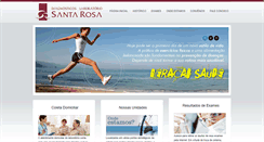 Desktop Screenshot of laboratoriosantarosa.com.br